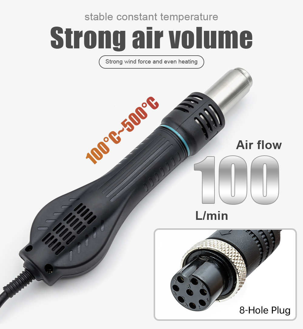 Pistolet à air chaud JCD 858DW - Hot Air Station 858 avis et prix