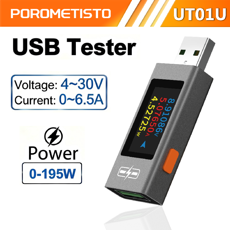 POROMETISTO UT01U testeur USB  - Usb Ammeter Tester avis et prix