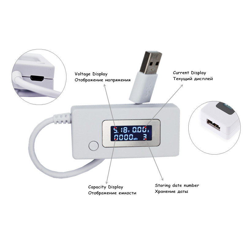 Mini testeur USB de téléphone  - Usb Ammeter Tester avis et prix